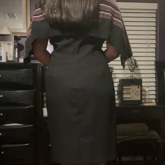 BAHARI GROUP SET VINTAGE 90’s MIDI DRESS WITH CARDIGAN - Picture 13 of 13